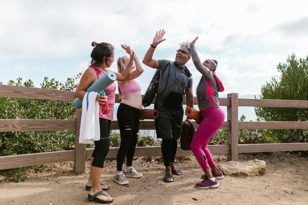 Senior wellness and healthy aging activities